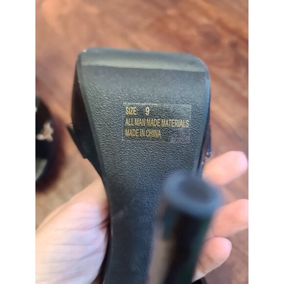 Qupid Black heels size 9 NWOT - Picture 5 of 5